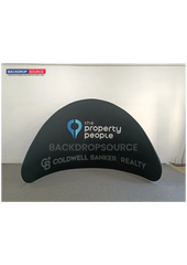 Semi-Circle Meeting Pod Fabric Display