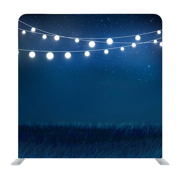 Set Of Realistic Color Garlands, Festive Decorations Media Wall - Backdropsource