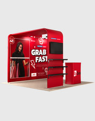 Portable Exhibit Display 10ft x 10ft - Model 17