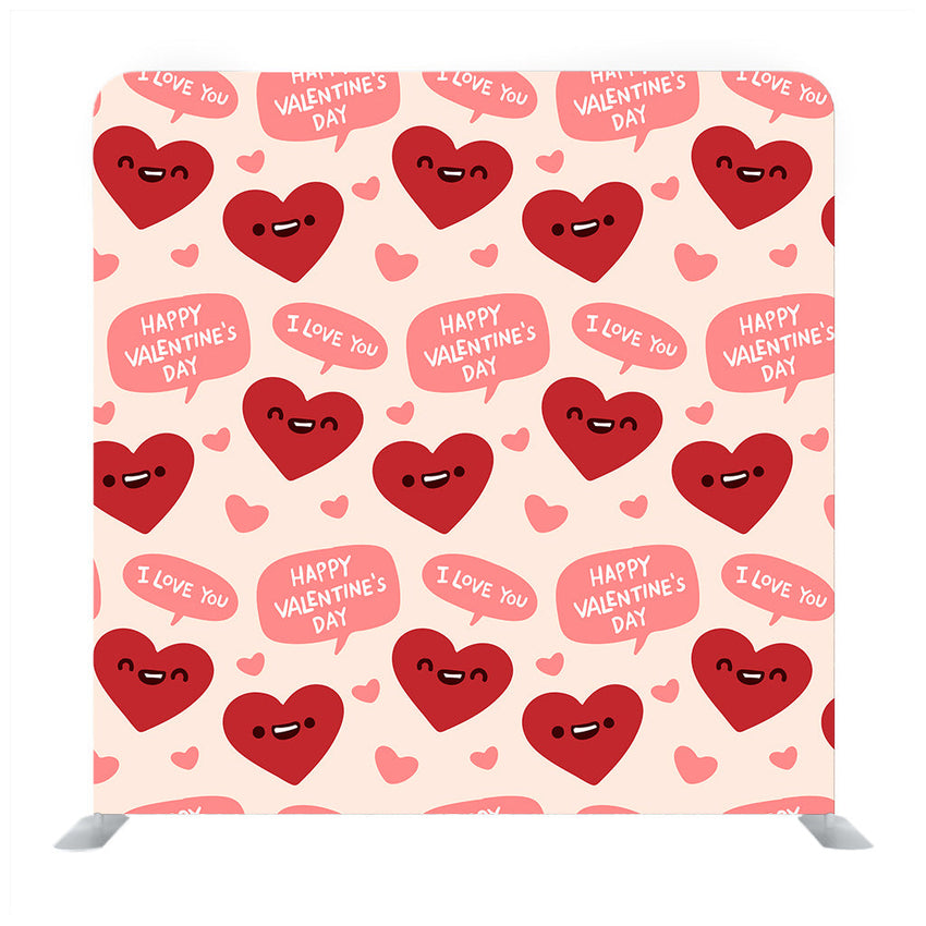 Simple hearts seamless vector patterns media wall - Backdropsource