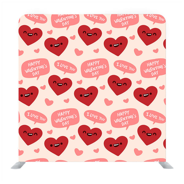 Simple hearts seamless vector patterns media wall - Backdropsource