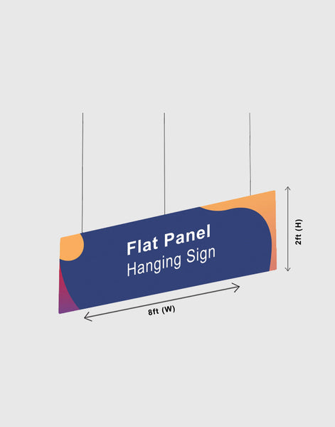 Sky Tube Flat Panel Hanging Banner - Backdropsource