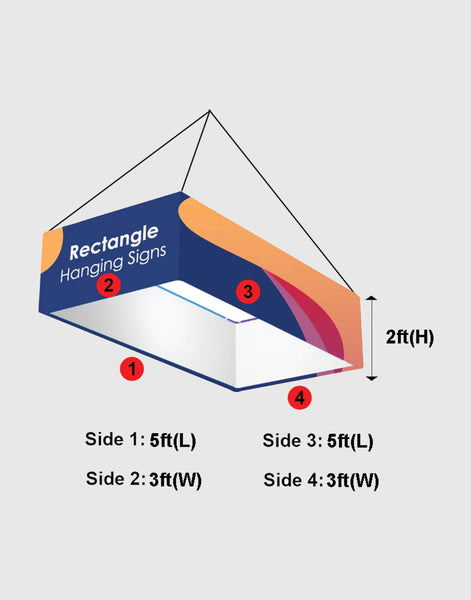 Sky Tube Rectangle Hanging Banner - Backdropsource