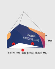 SkyTube Triangle Hanging Banner - Backdropsource