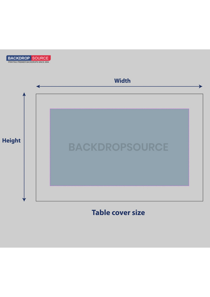Square Stretch Table Topper
