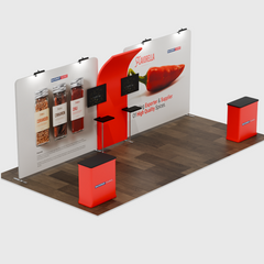 Portable Exhibit Display 20ft x 10ft - Model 13