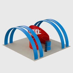 20x10 Meeting Pod with Round Arch Exhibition Kit