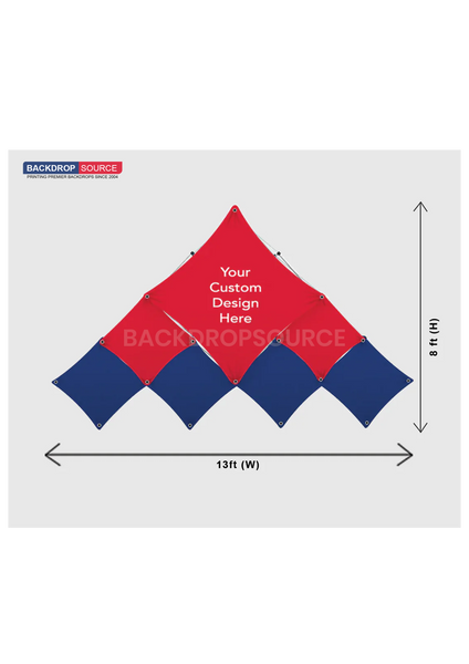 Triangular (large) - Pop Up GeoMetrix Grid Display