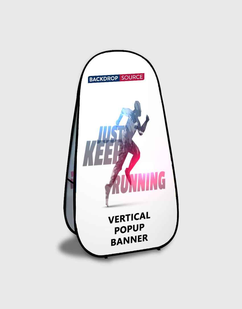 Vertical Pop Up Banners ( Double Side Printed)