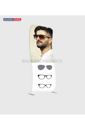 Vertical S-Shaped Fabric Banner Display