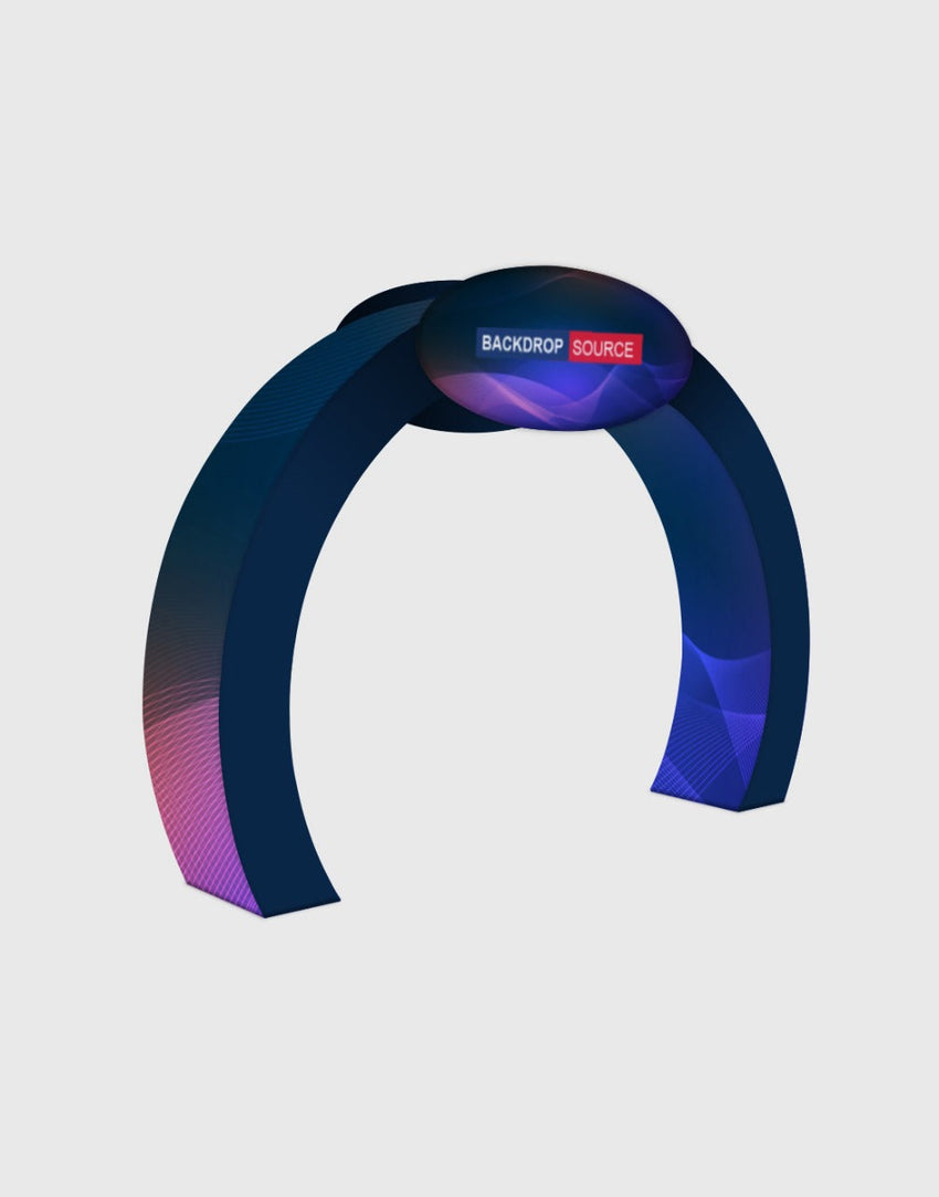 Modular Exhibition Archway Stand with Custom Header