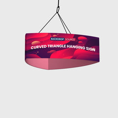Curved Triangle Hanging Banner