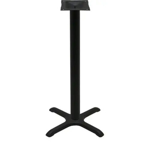 X Cast Iron Bar Table Base (Leg) 40 1/4" Tall (Wooden Top)