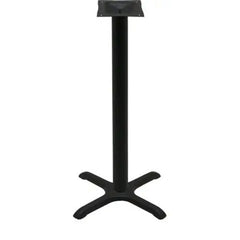 X Cast Iron Bar Table Base (Leg) 40 1/4" Tall (Wooden Top)