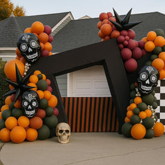 3D Slanted Arch Display Wall