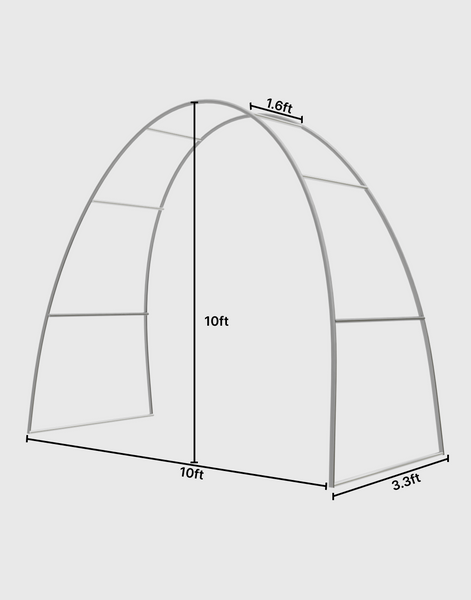 Tapered Curved Fabric Arch Display