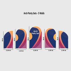 Arch Party Sets - 5 Walls