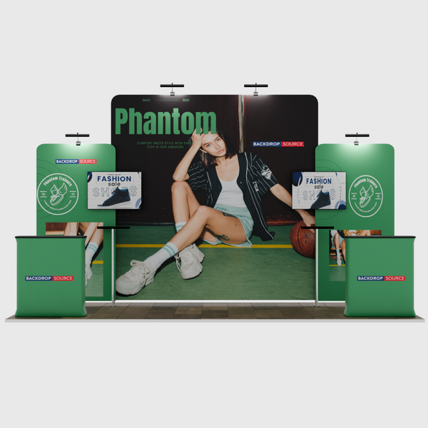 Portable Exhibit Display 20ft x 10ft - Model 5