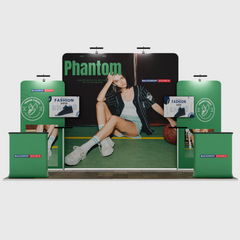 Portable Exhibit Display 20ft x 10ft - Model 5