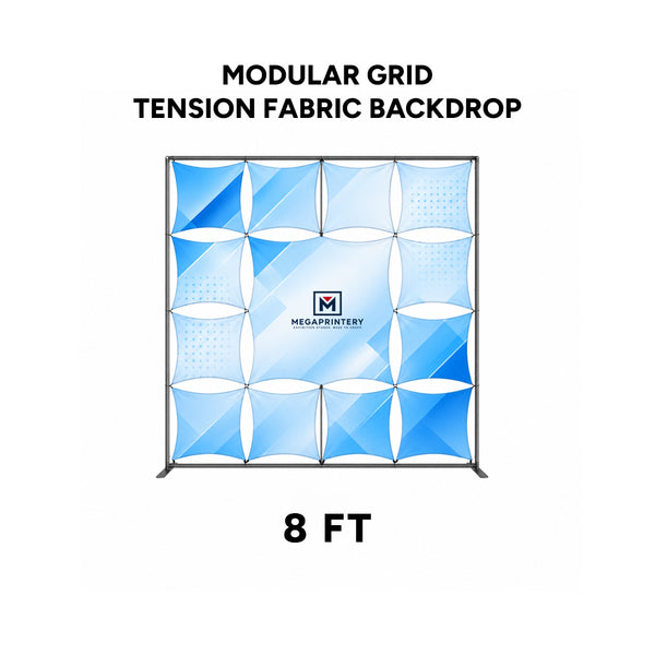 Modular Grid Tension Fabric Backdrop