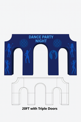 3D Triumphal Arch Backdrop