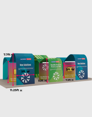 Modular Booth Kits 30ft x 20ft - Model 1