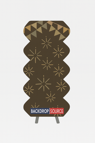 Spring Stand Fabric Backdrop for Events & Parties