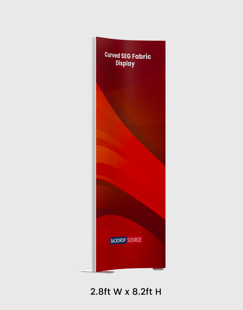 Curved SEG Fabric Display