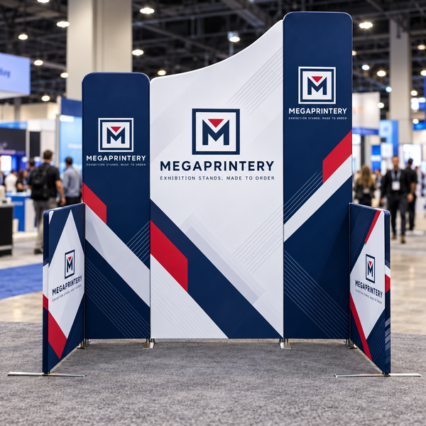 6.5x6.5ft Magnetic Modular Fabric Displays-C, primary view; photorealistic product visualization