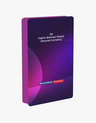 3D Rounded Corner Fabric Display