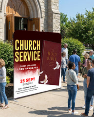 Professional Straight Fabric Media Wall