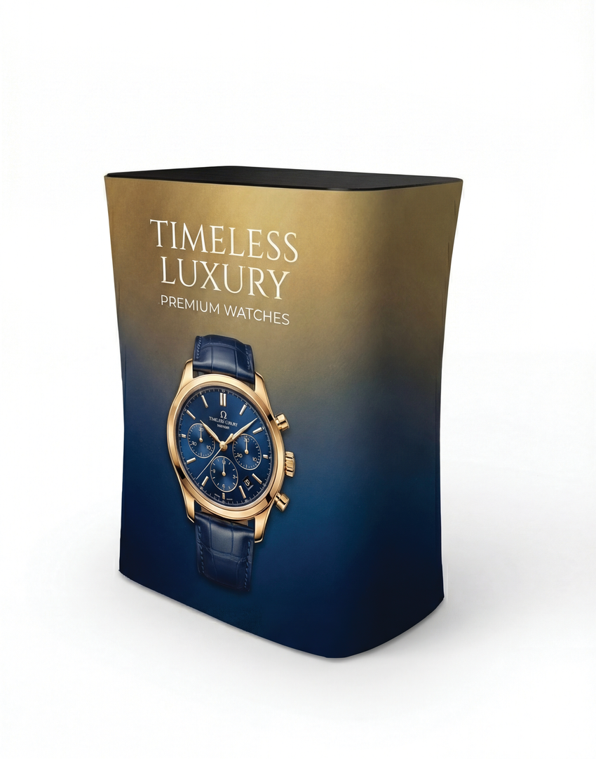 Exhibition Rectangle Display Counter