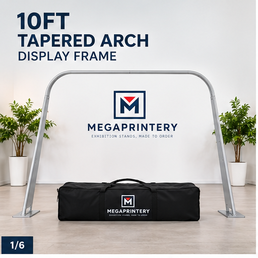 Round Arch Trade Show Booth - hero front