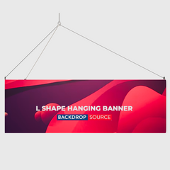 L Shape Hanging Banner